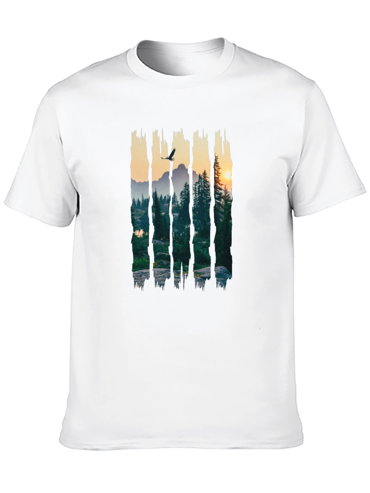 Nature Vista Graphic Tee - Mens Black T-Shirt
