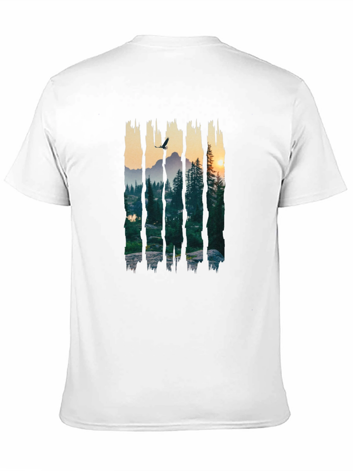 Nature Vista Graphic Tee - Mens Black T-Shirt