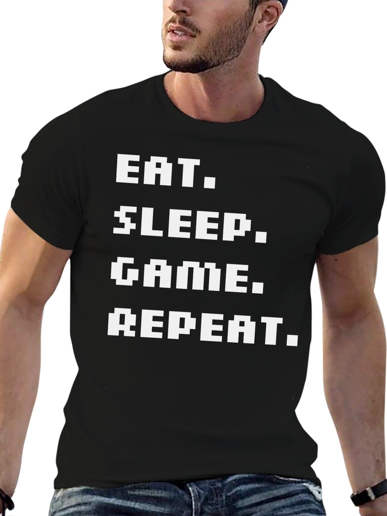 Eat Sleep Game Repeat T-Shirt