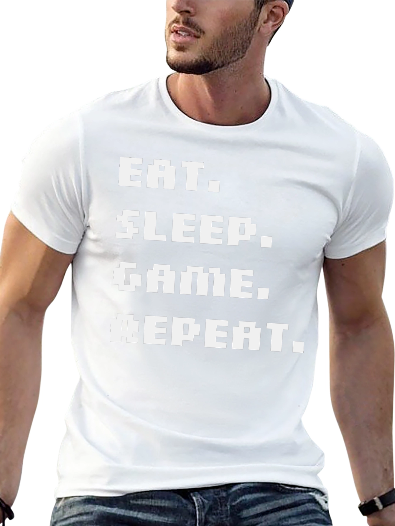 Eat Sleep Game Repeat T-Shirt