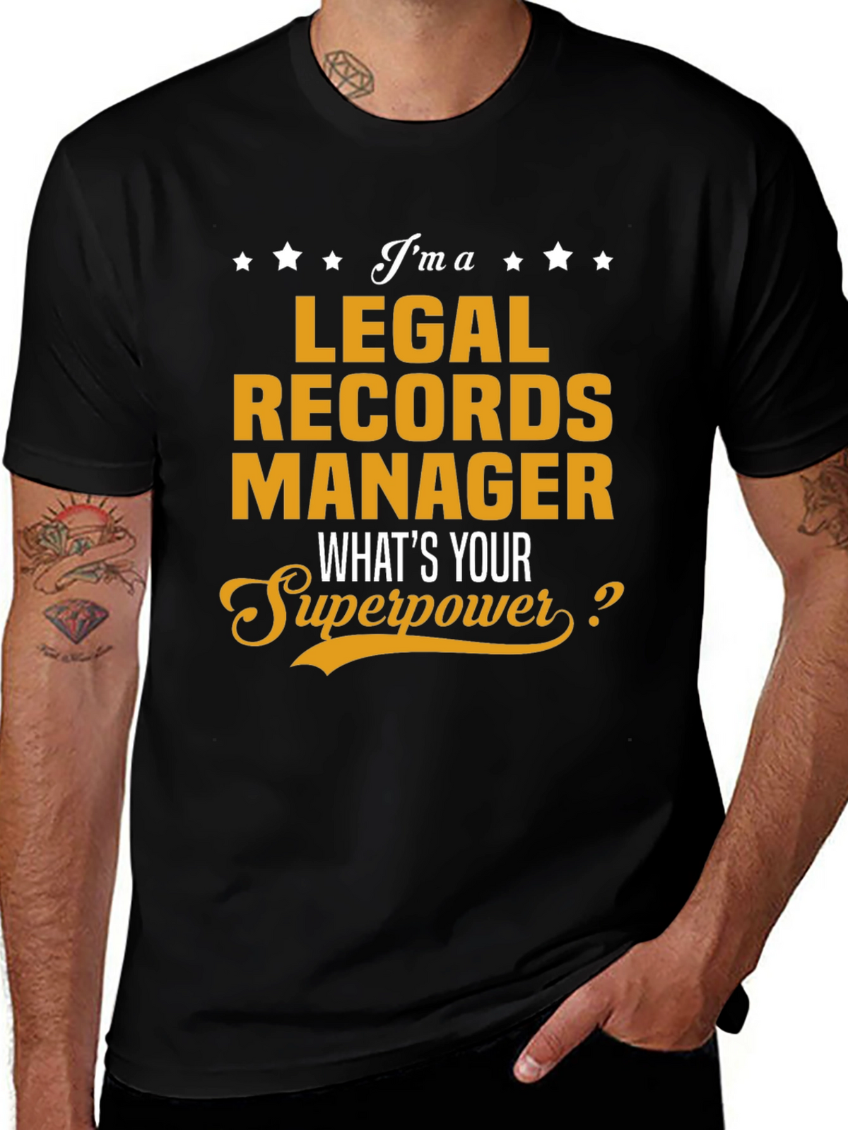 Legal Records Manager Superpower T-Shirt