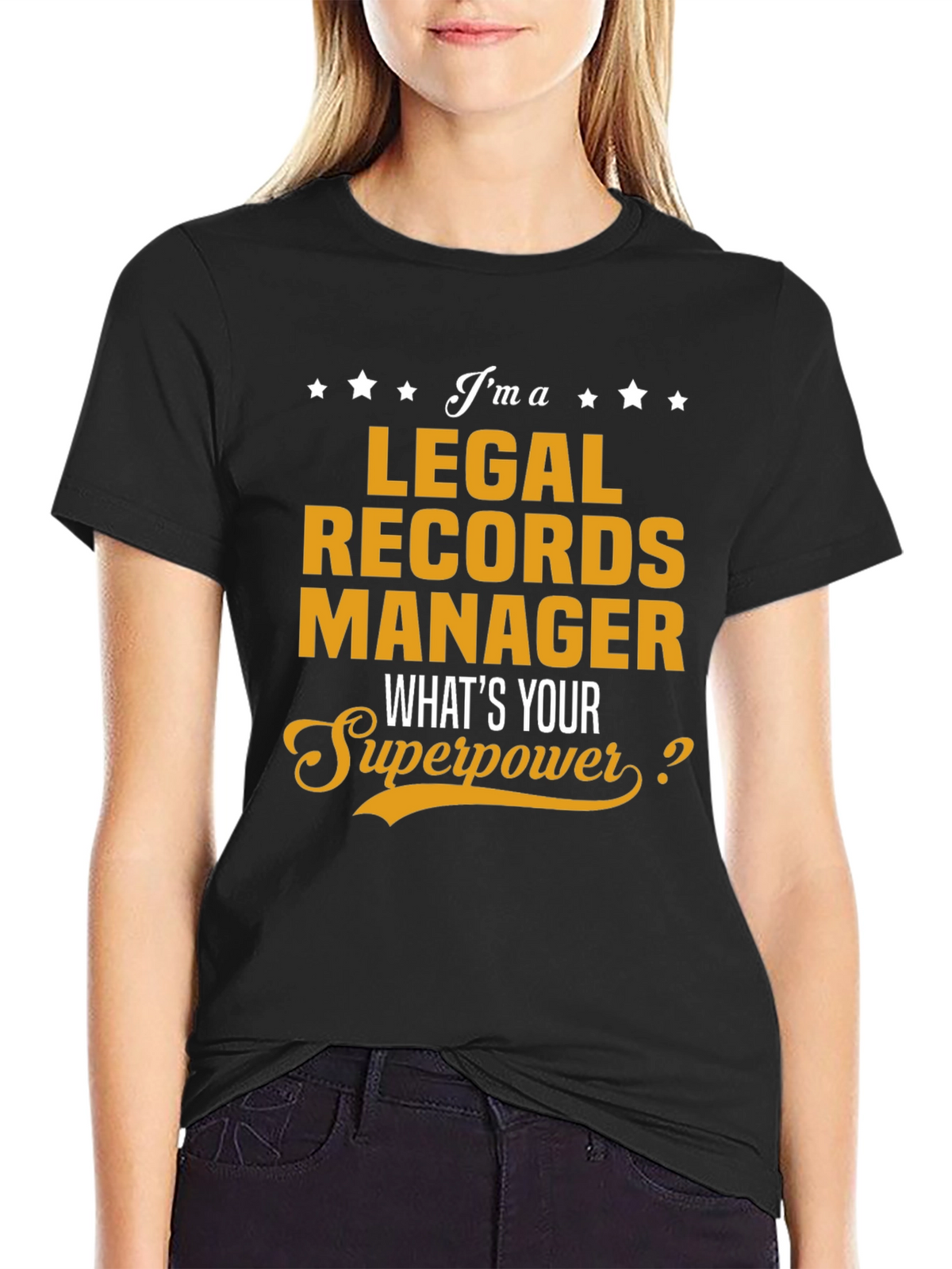 Legal Records Manager Superpower T-Shirt