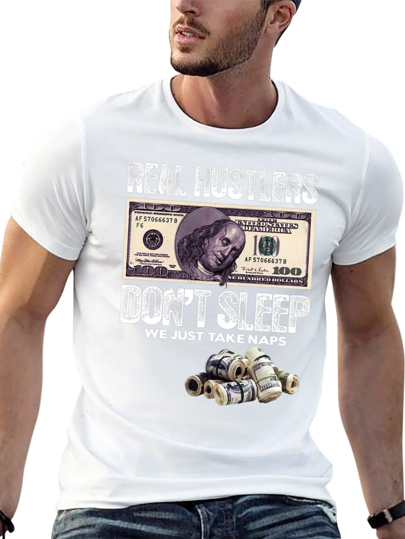 Real Hustlers Graphic T-Shirt