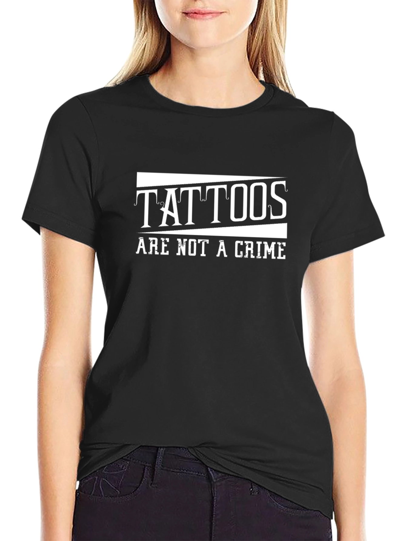 Tattoos Are Not A Crime Graphic Tee