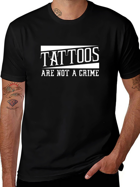 Tattoos Are Not A Crime Graphic Tee
