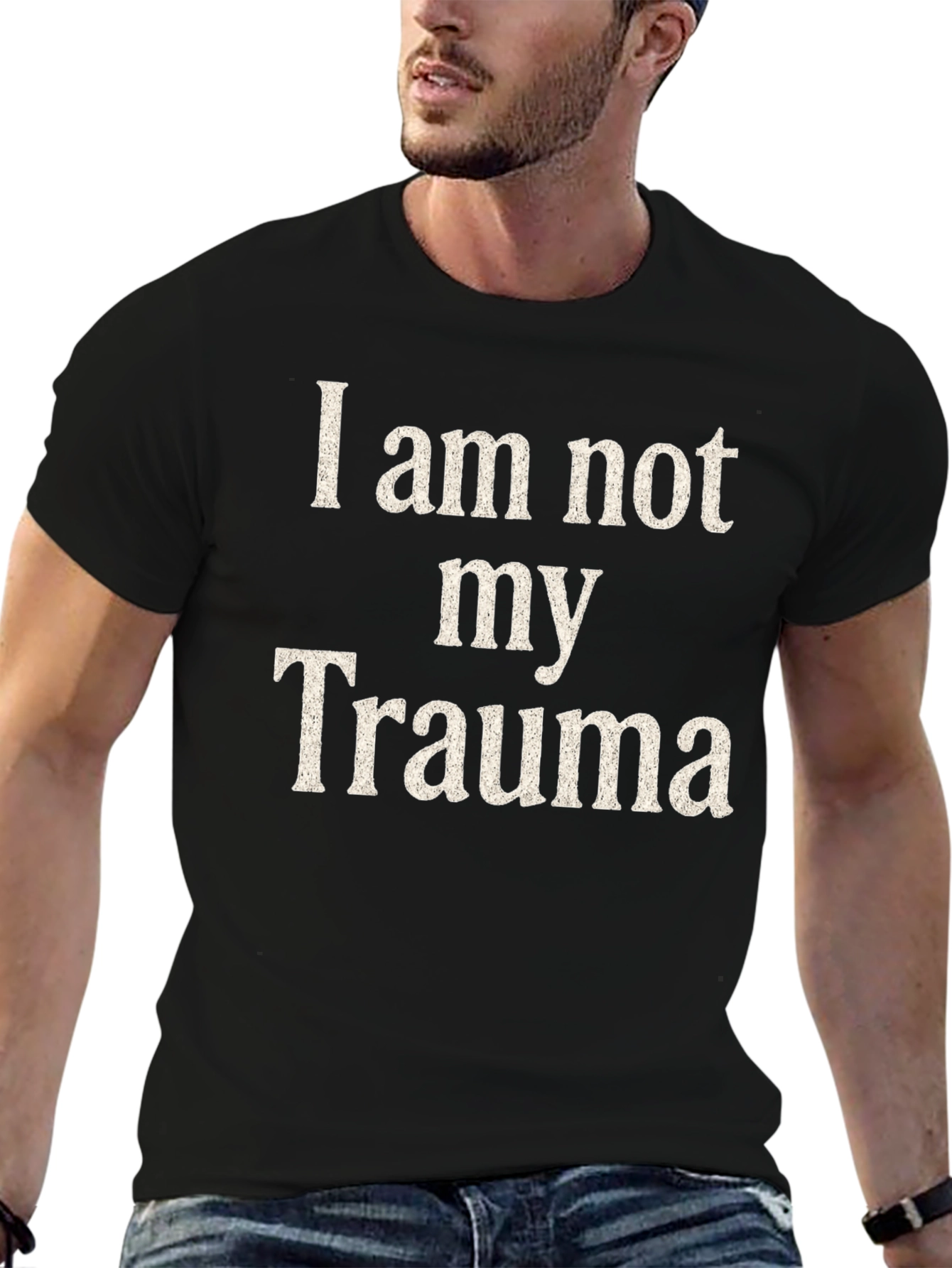 I am not my Trauma Black Graphic T-Shirt