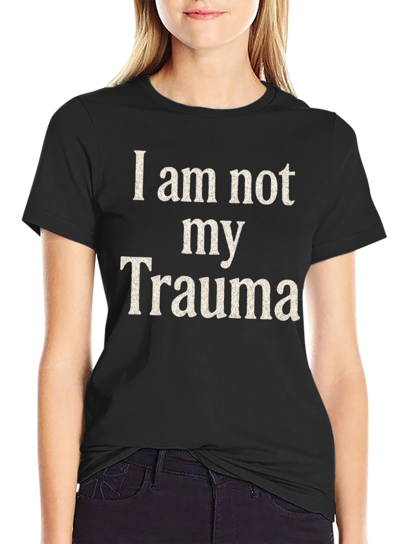 I am not my Trauma Black Graphic T-Shirt