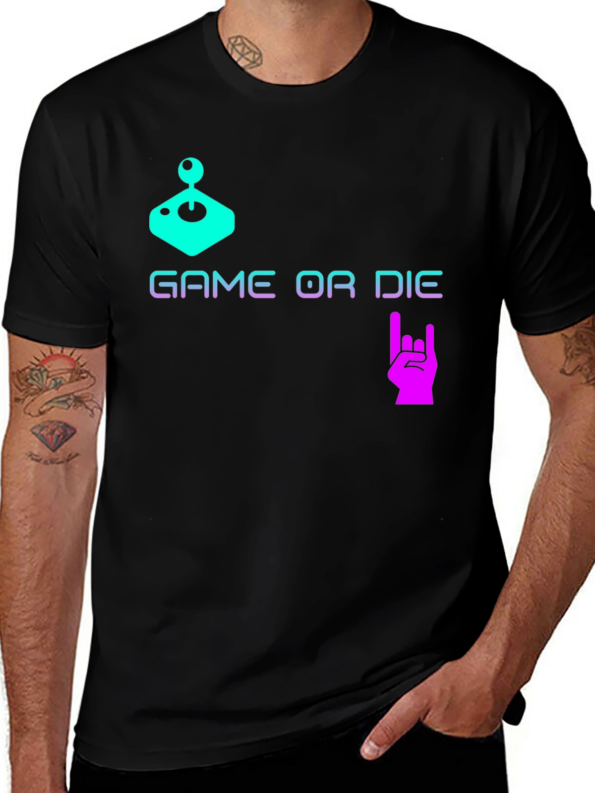 Game or Die Graphic T-Shirt