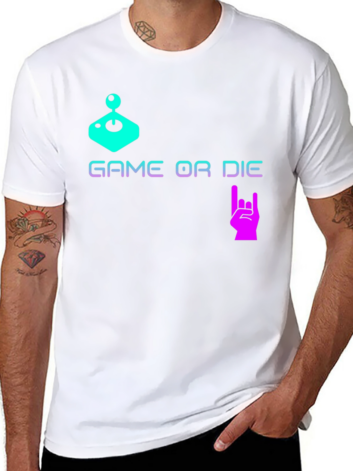 Game or Die Graphic T-Shirt