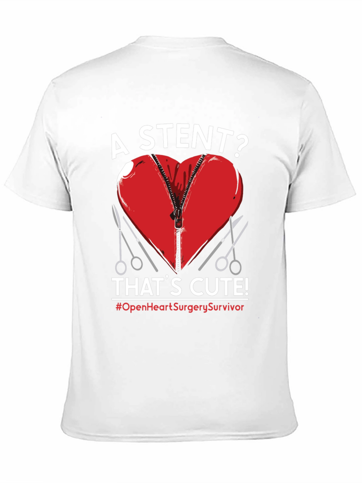 Open Heart Surgery Survivor Graphic Tee