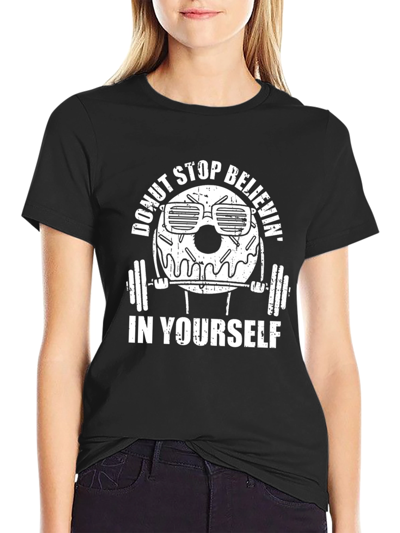 Donut Stop Believin Graphic T-Shirt