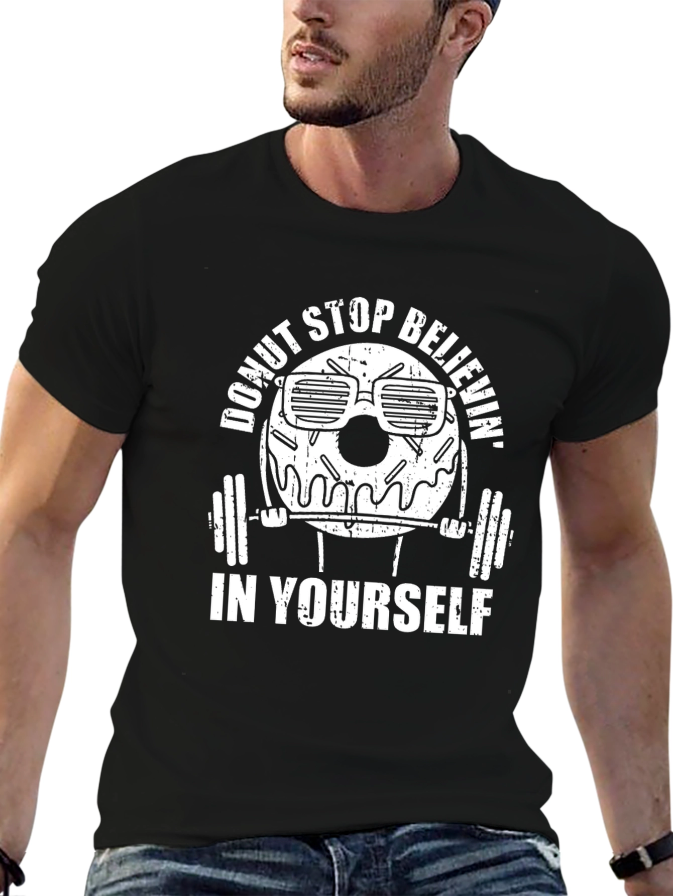 Donut Stop Believin Graphic T-Shirt