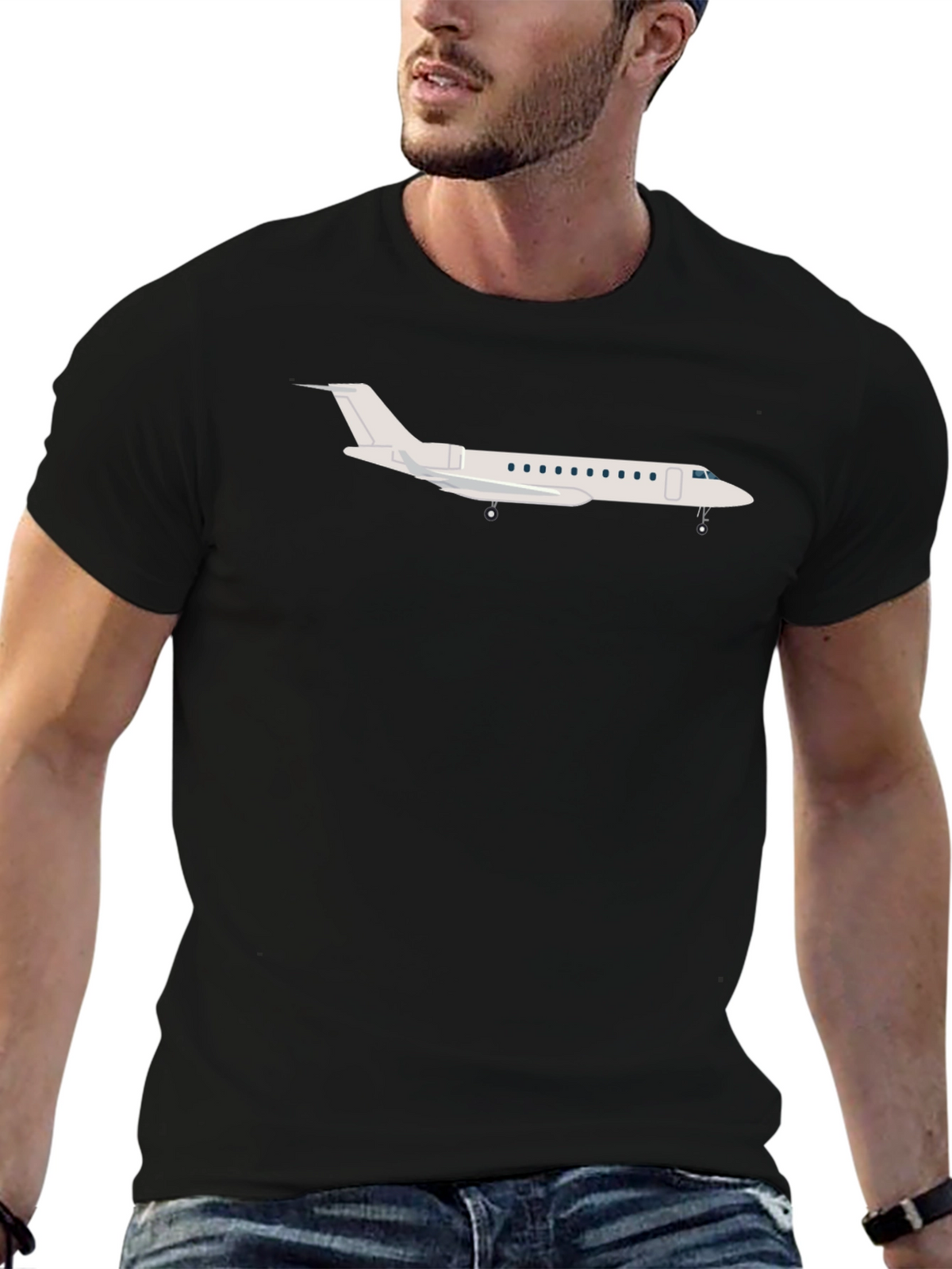 Jet Graphic T-Shirt - Fly High in Style!