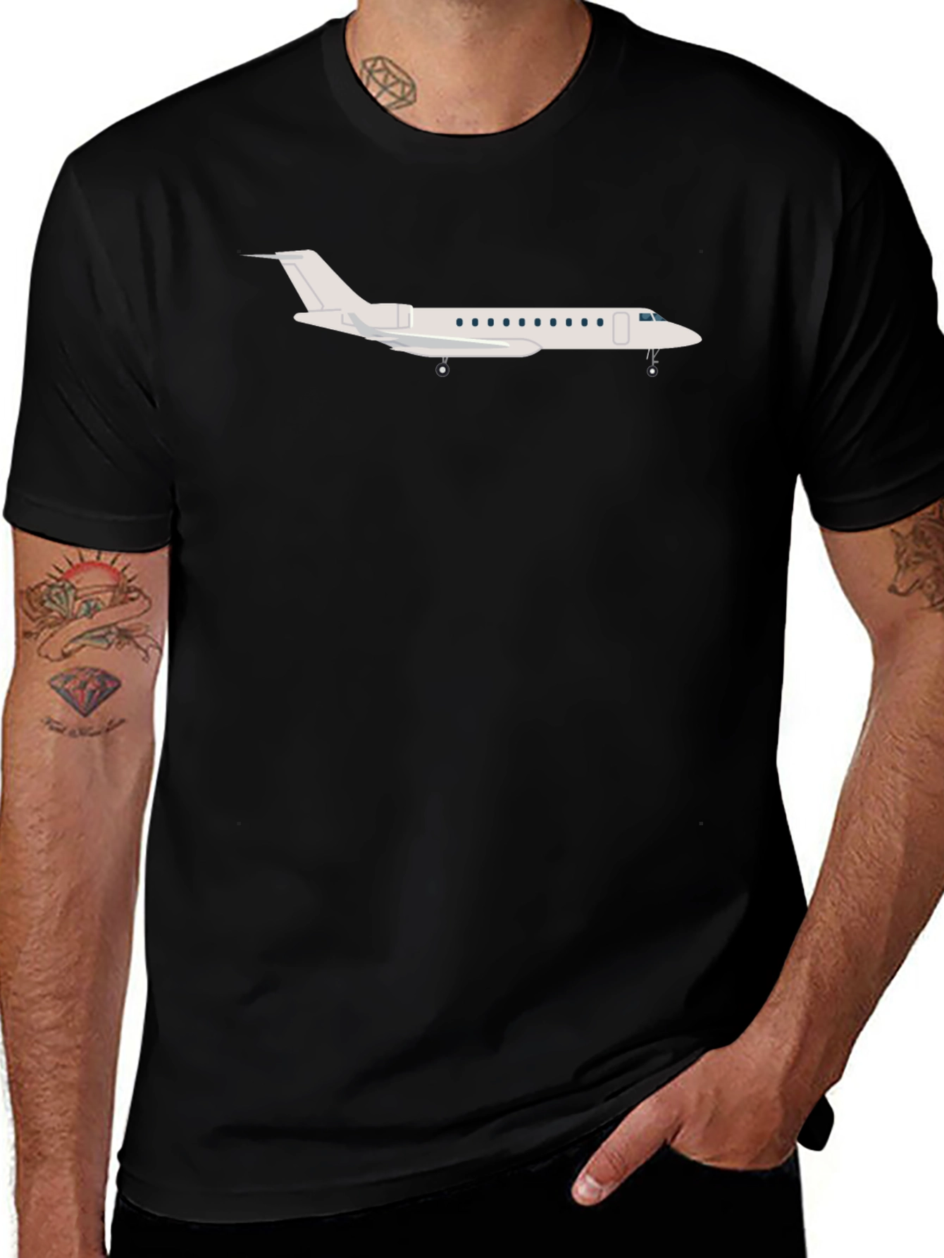 Jet Graphic T-Shirt - Fly High in Style!