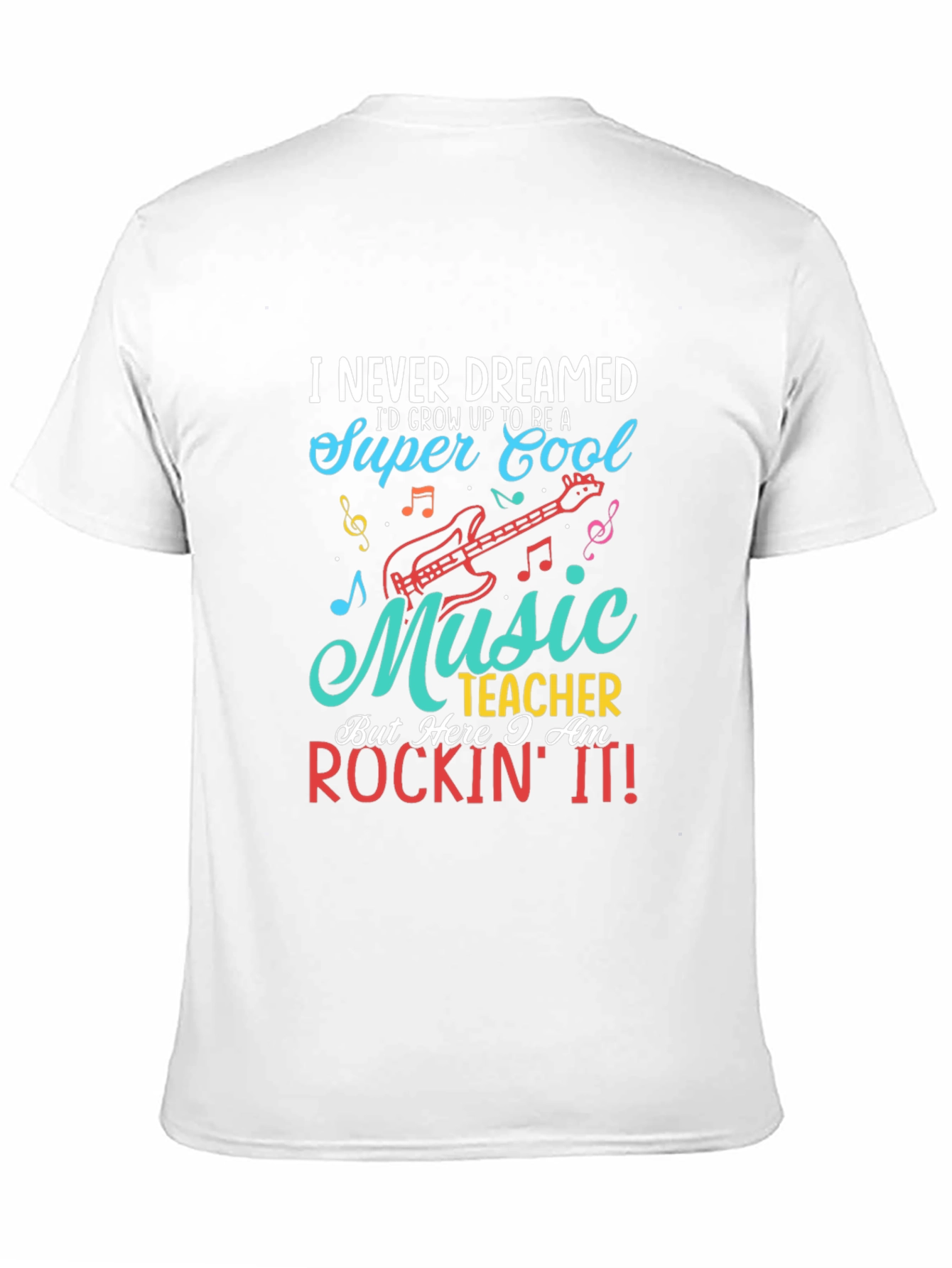 Super Cool Music Teacher Graphic Tee