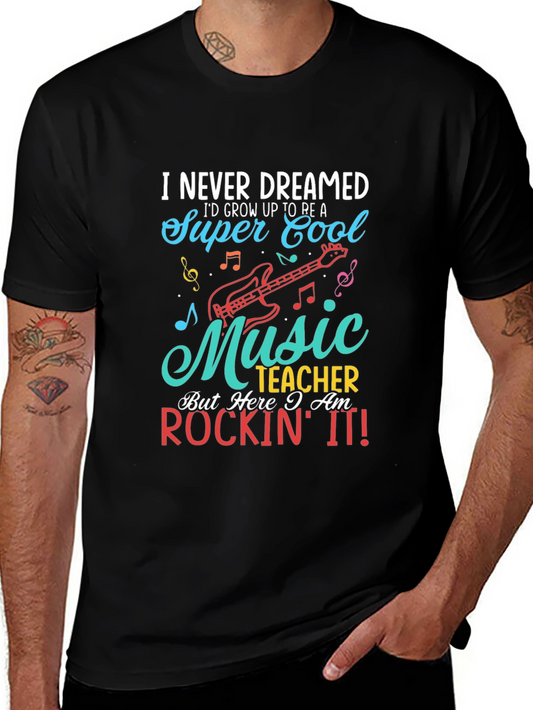 Super Cool Music Teacher Graphic Tee