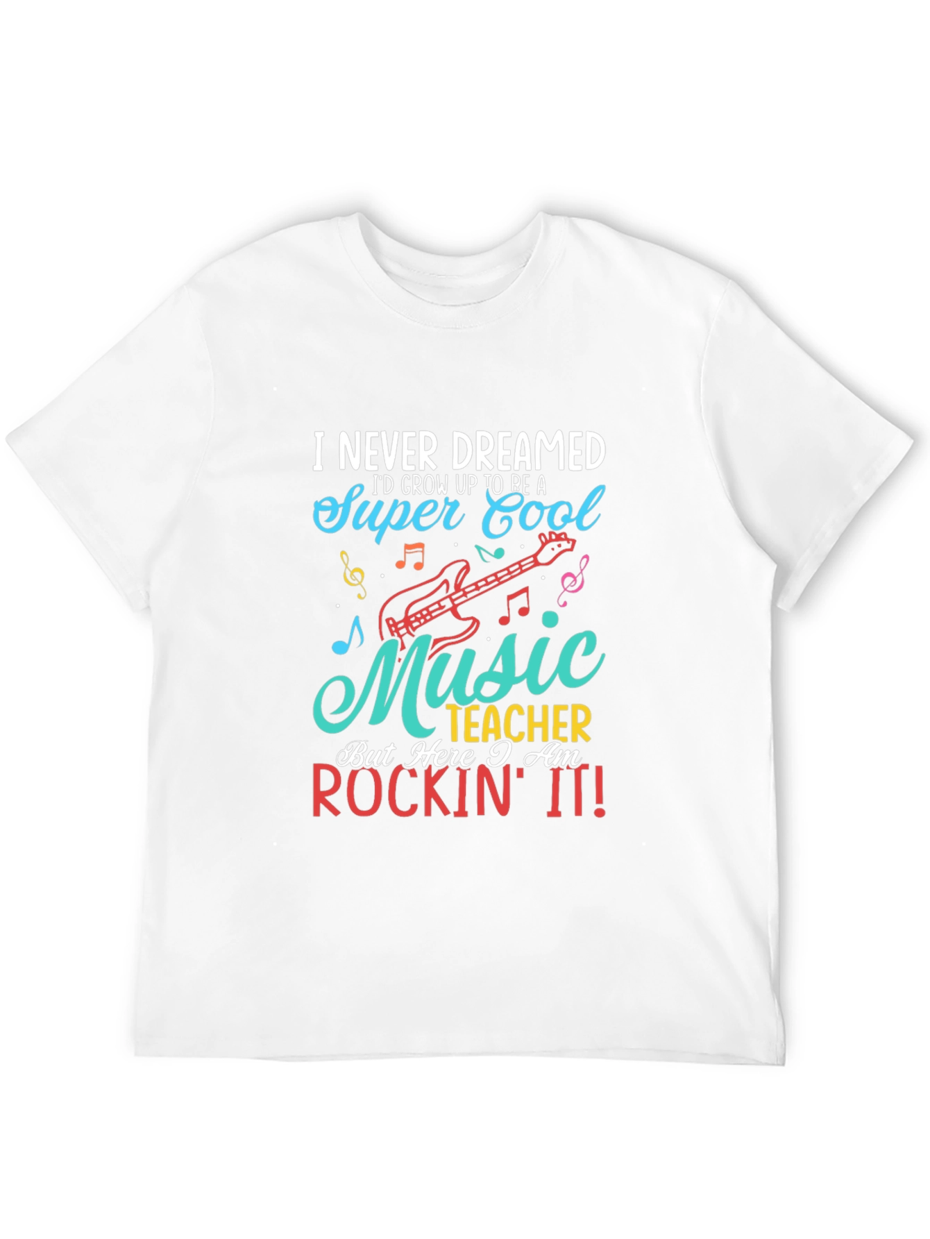 Super Cool Music Teacher Graphic Tee