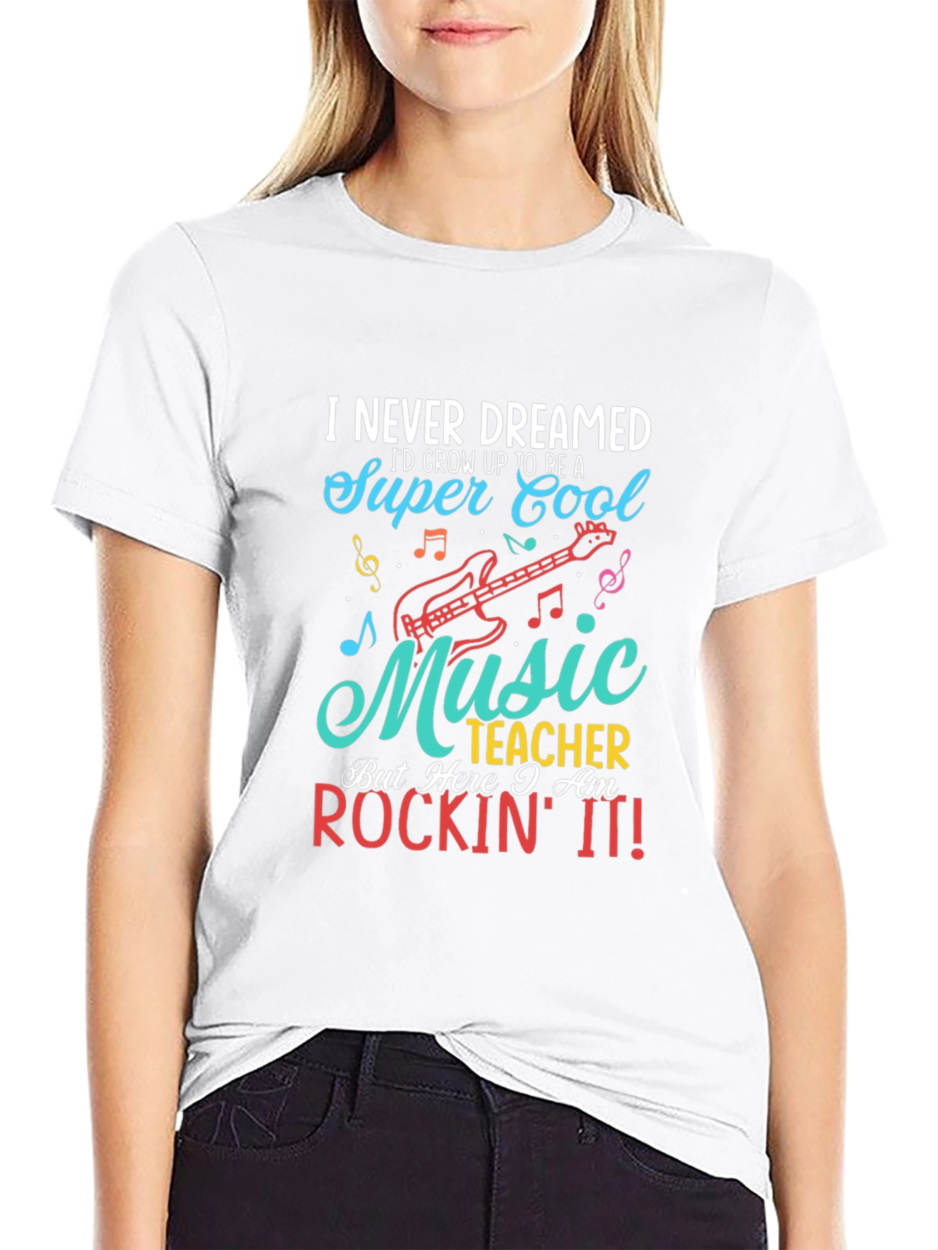 Super Cool Music Teacher Graphic Tee