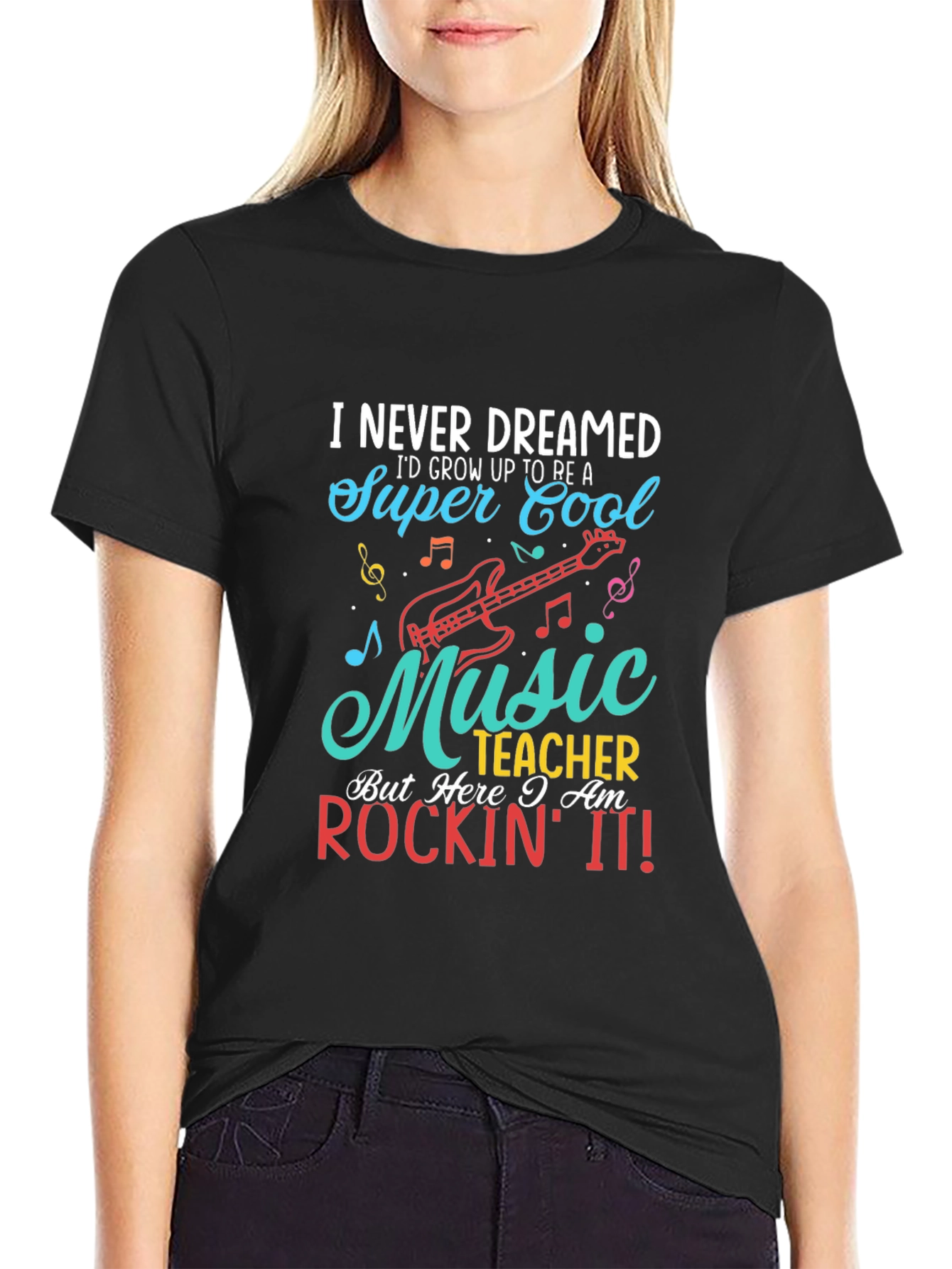 Super Cool Music Teacher Graphic Tee