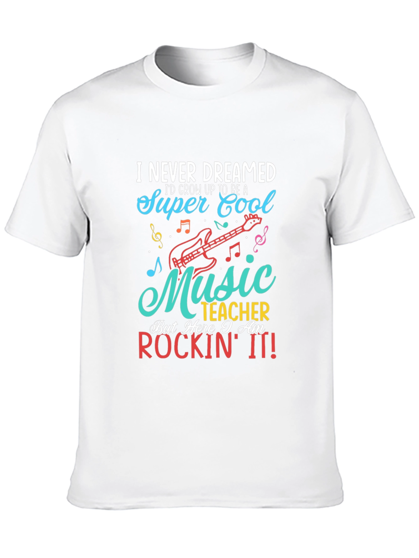 Super Cool Music Teacher Graphic Tee
