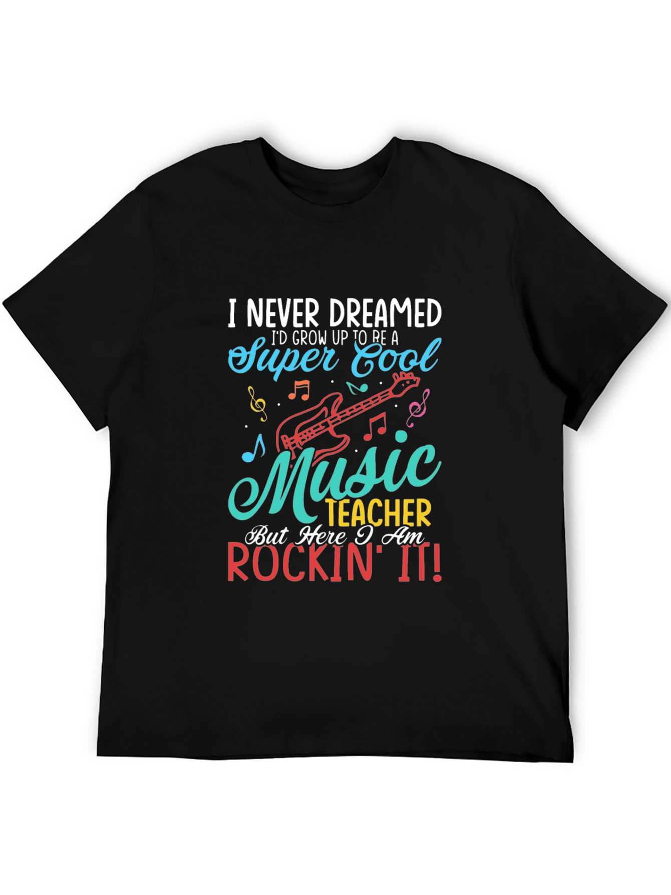 Super Cool Music Teacher Graphic Tee