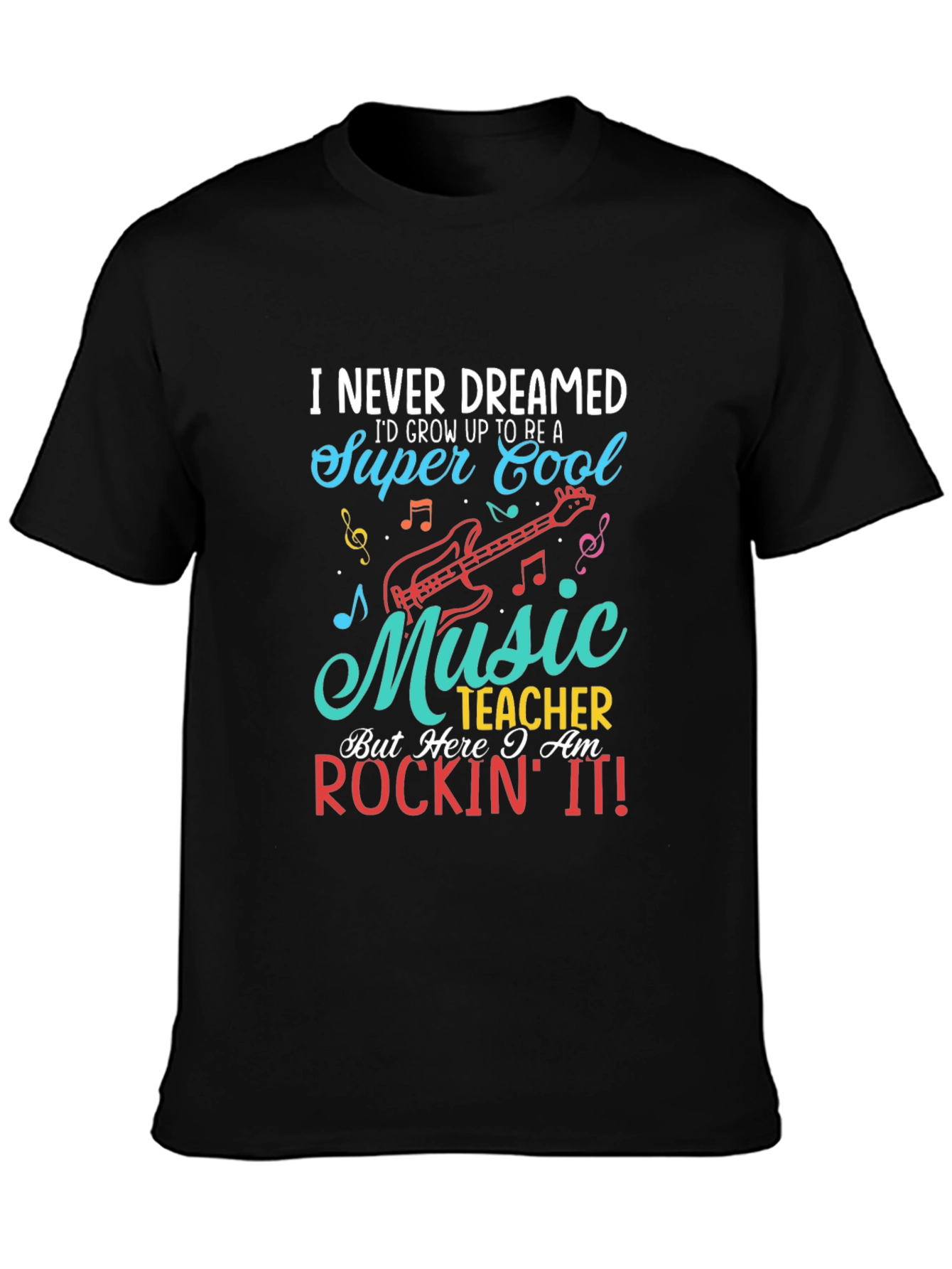 Super Cool Music Teacher Graphic Tee