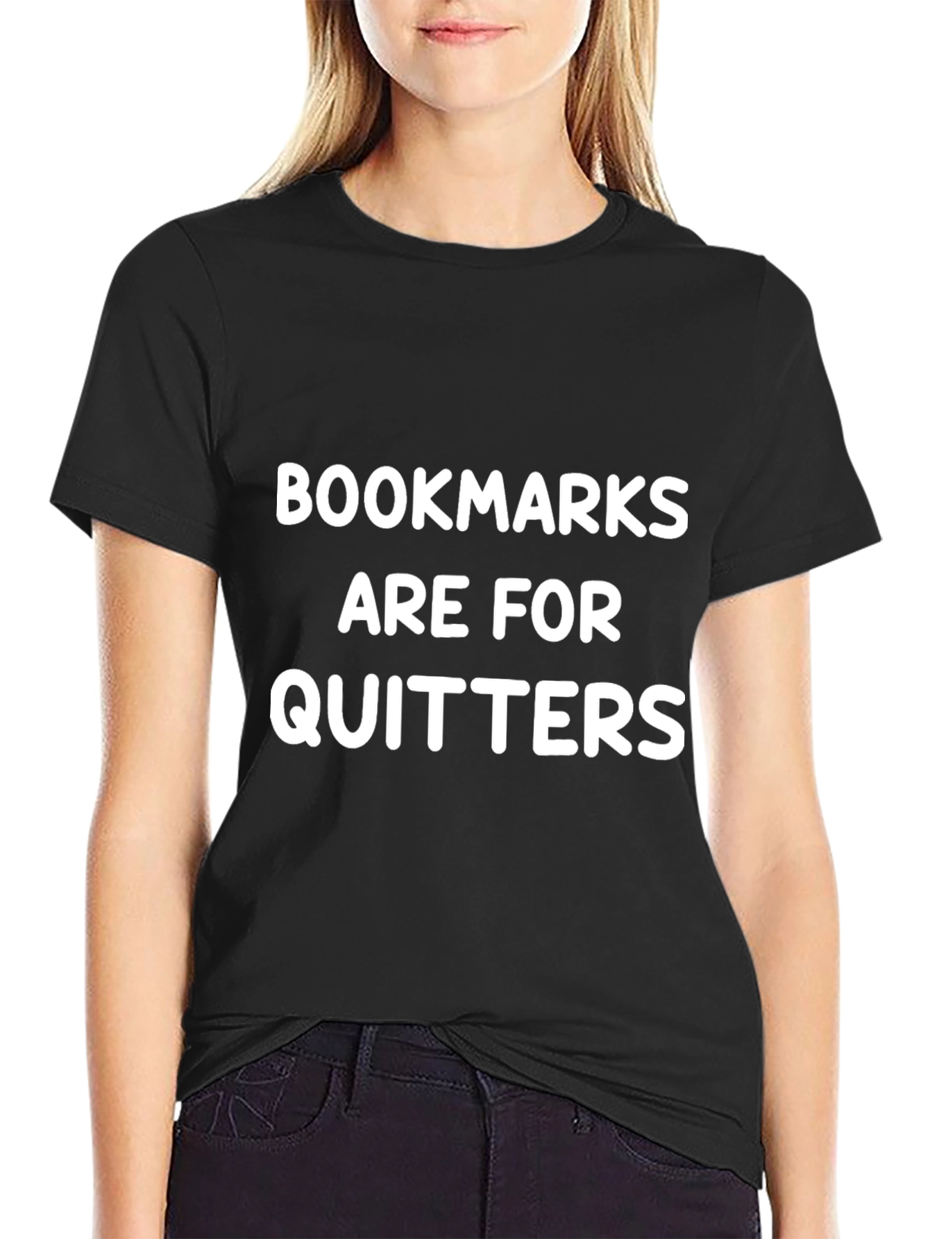 Bookmarks Are For Quitters Graphic Tee