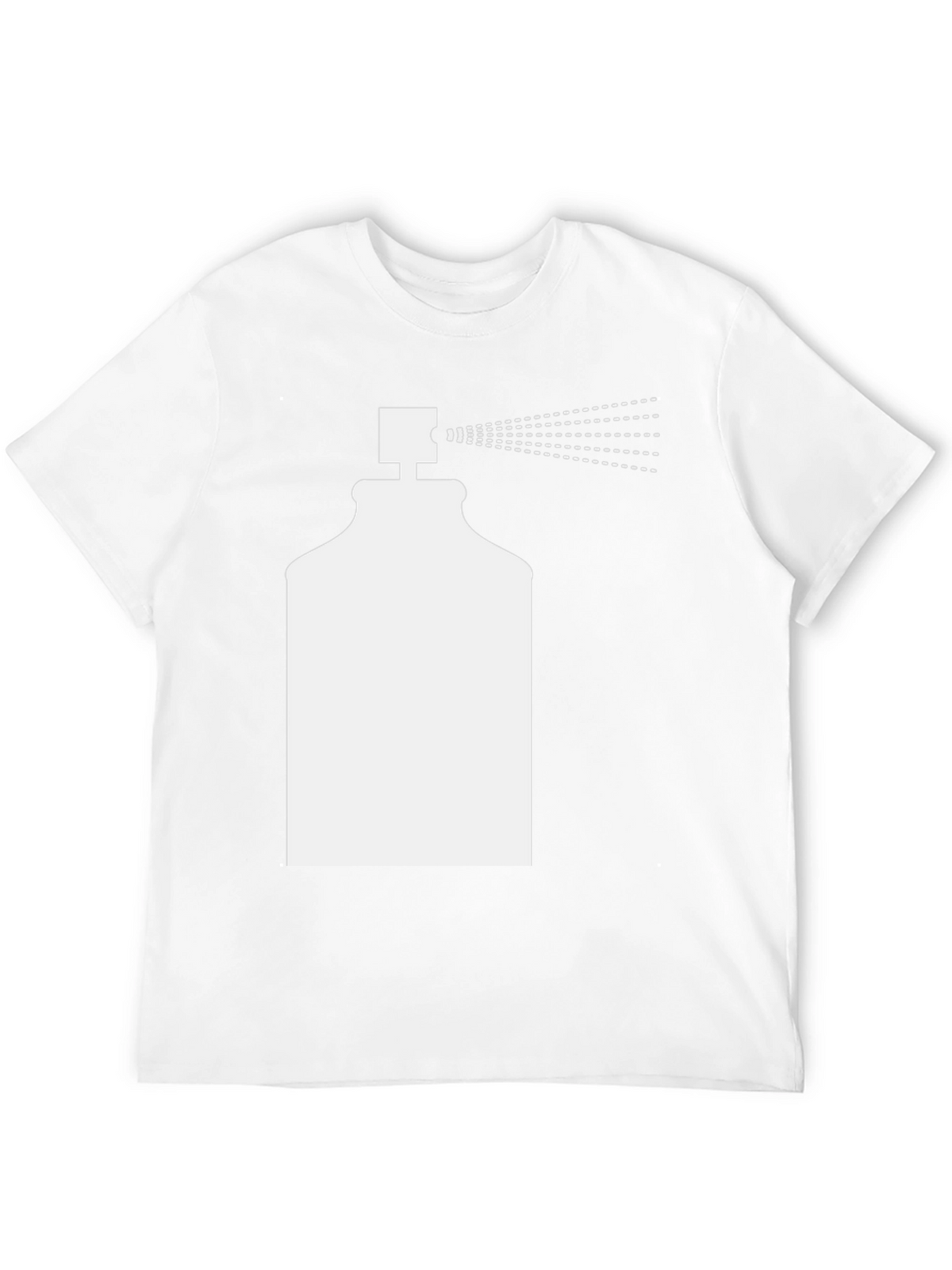Spray Paint Graphic T-Shirt - Black Cotton Tee