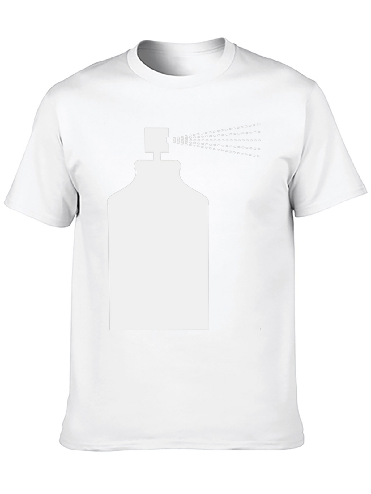 Spray Paint Graphic T-Shirt - Black Cotton Tee