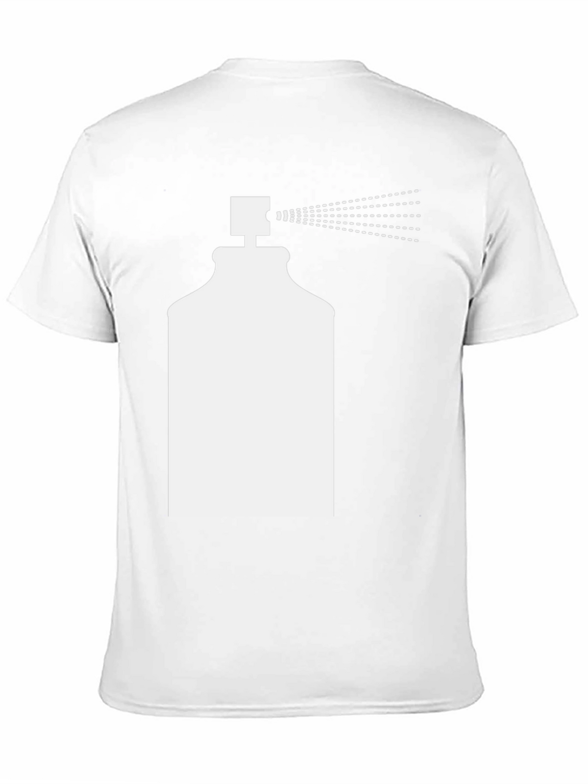 Spray Paint Graphic T-Shirt - Black Cotton Tee