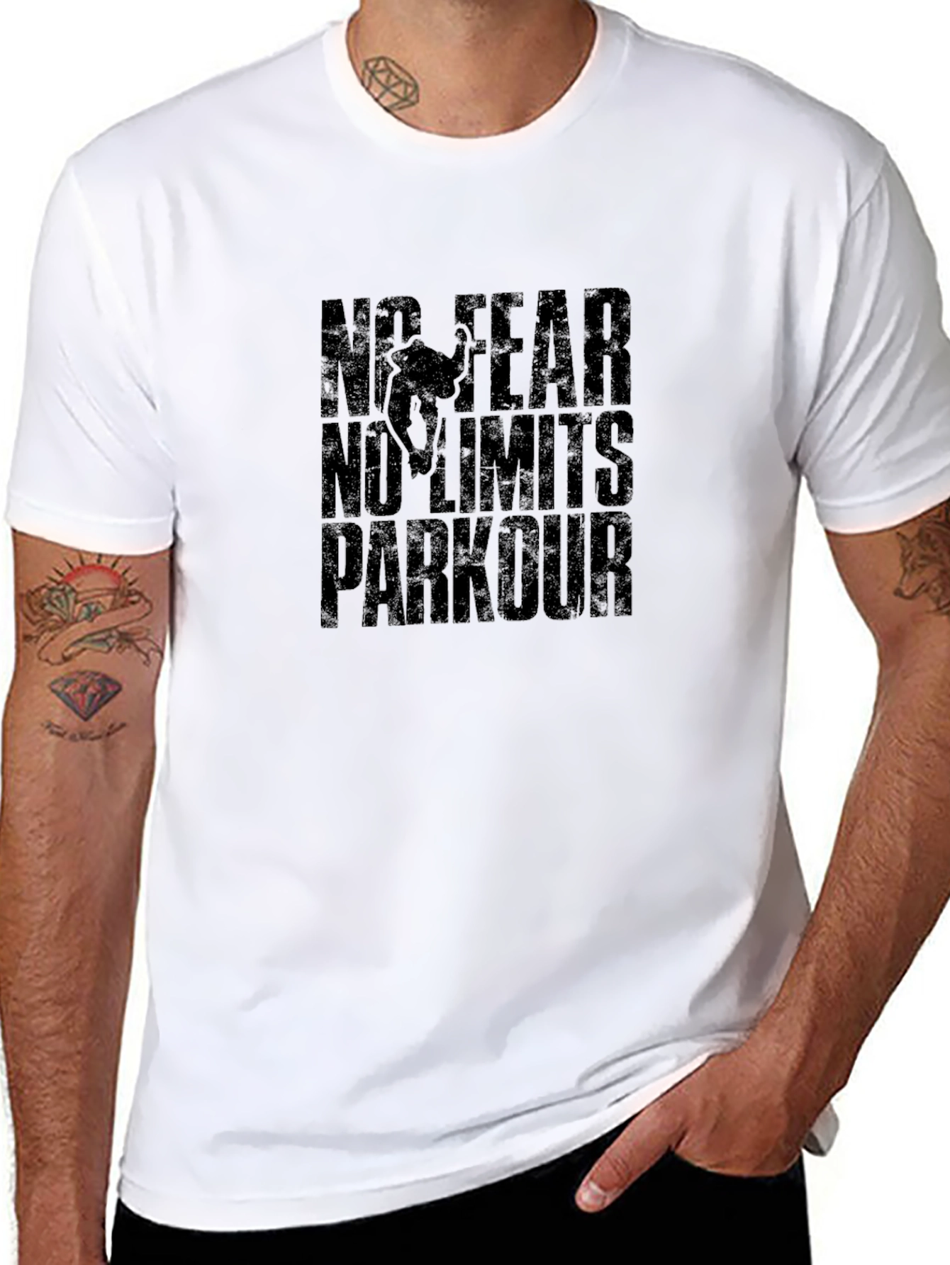 No Fear Parkour Black T-Shirt