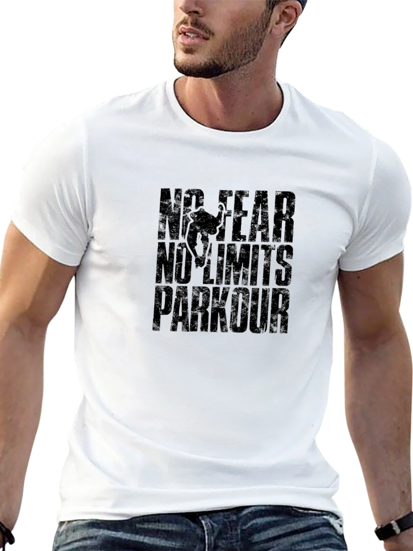 No Fear Parkour Black T-Shirt