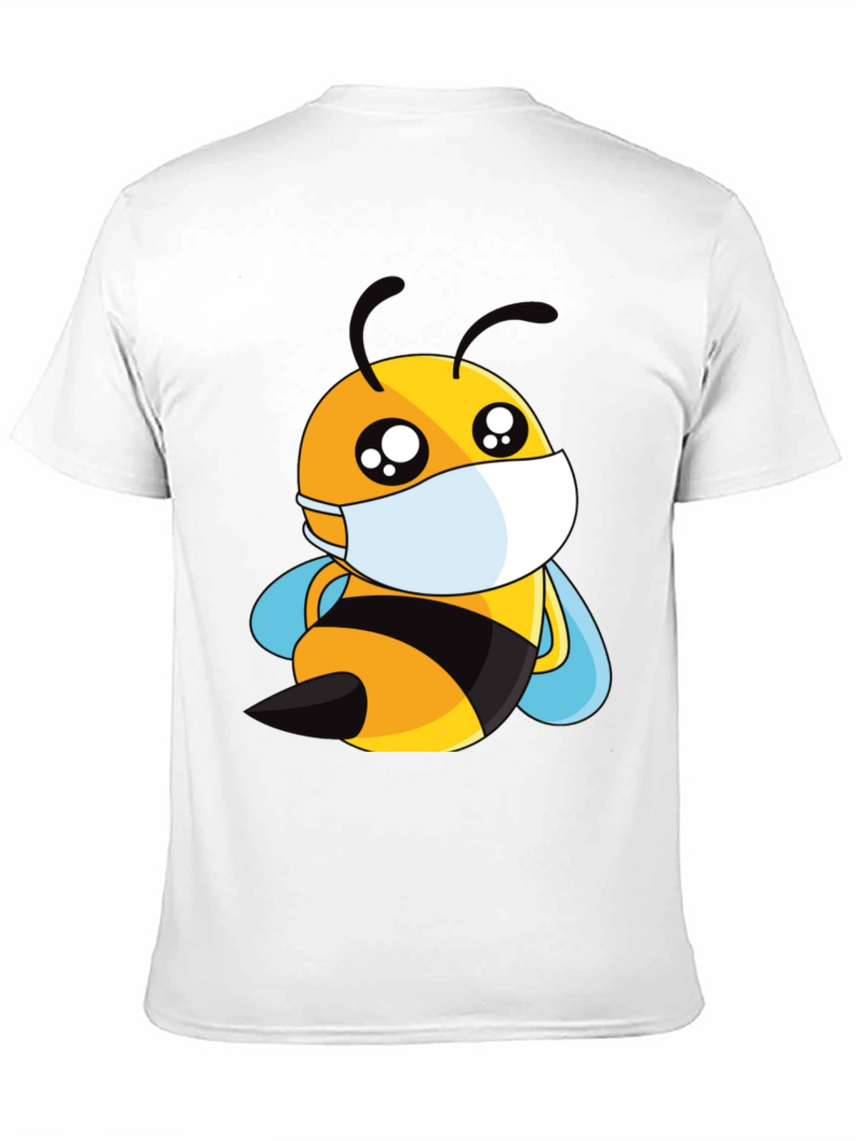 Masked Bee Graphic Tee - Black