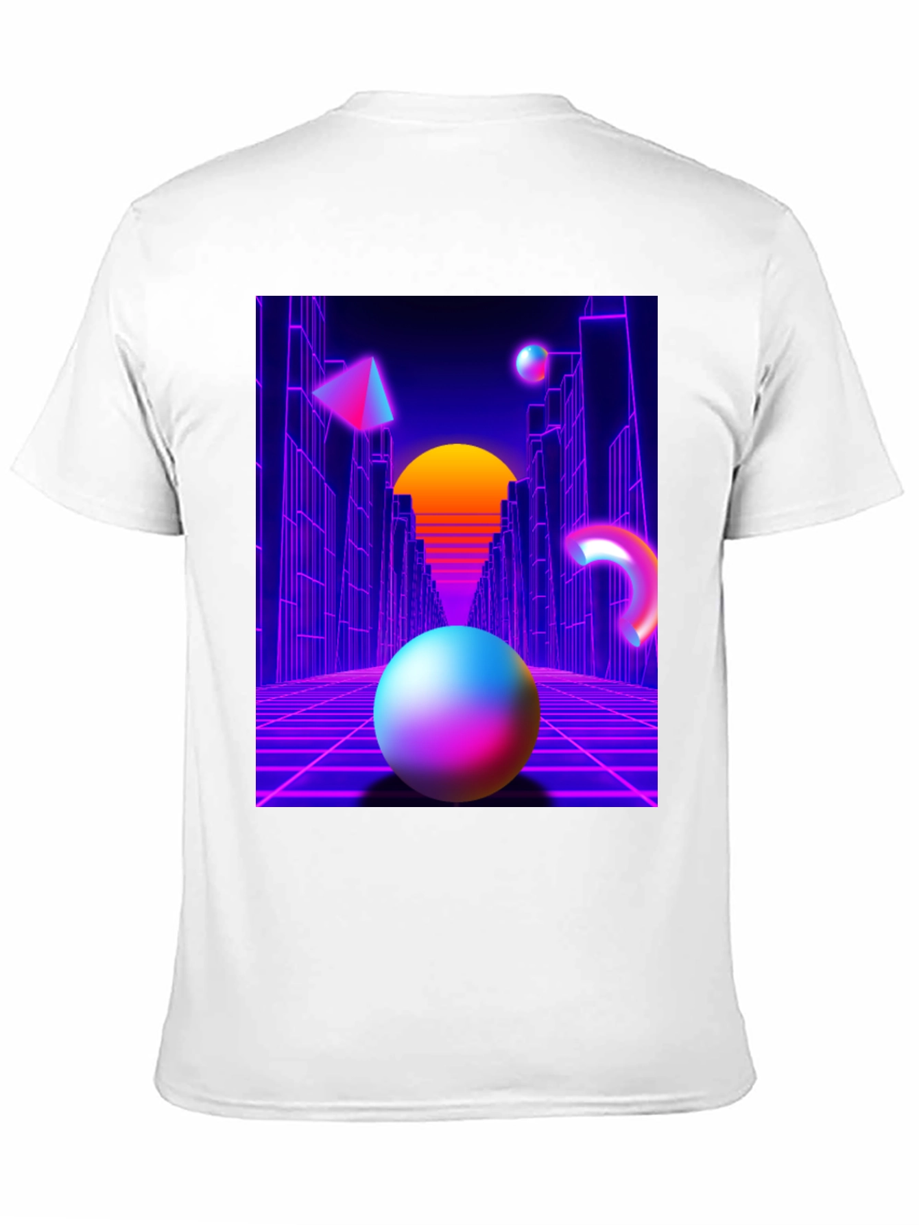 Retro Wave Graphic Tee - Black T-Shirt
