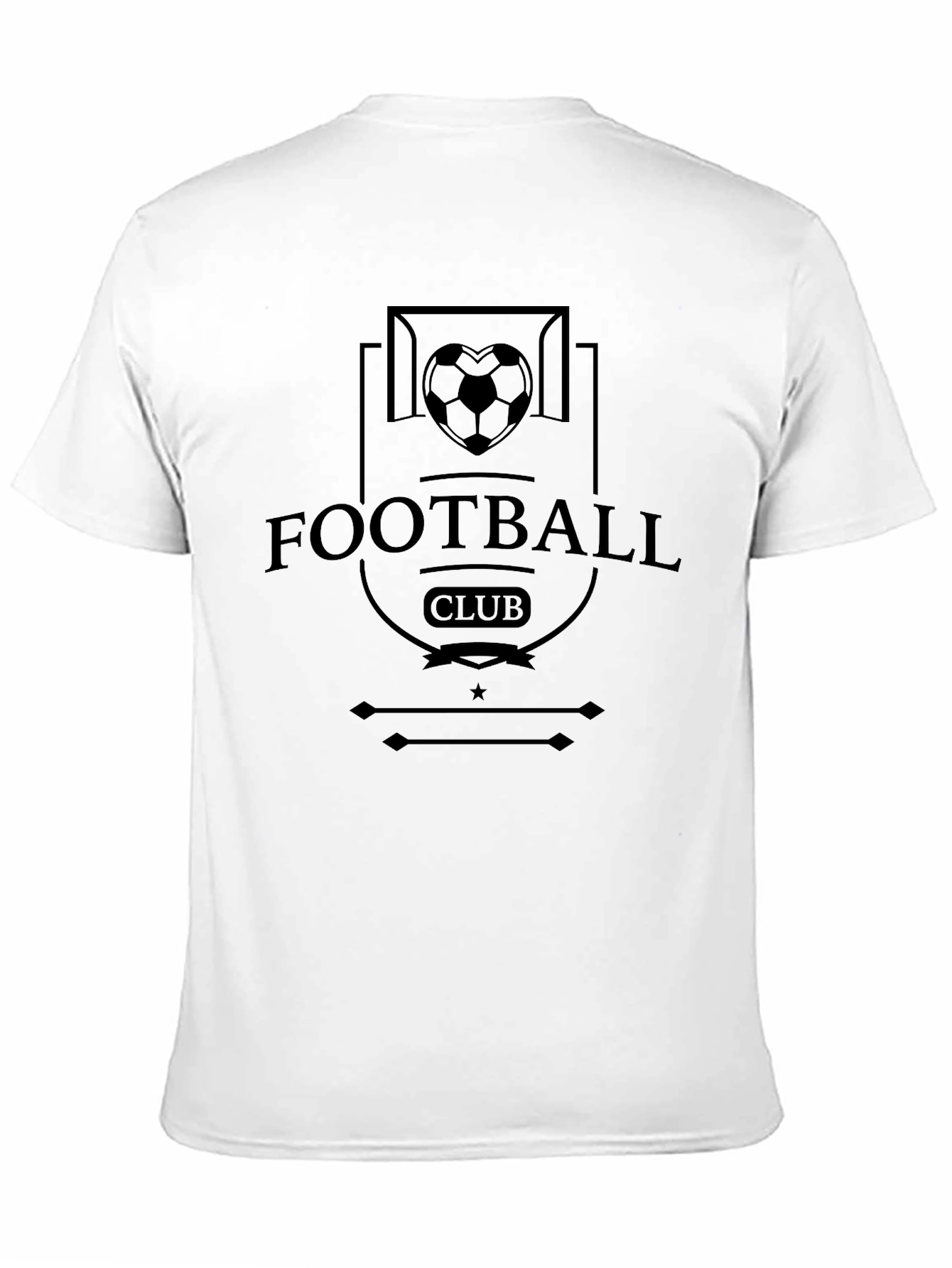 Football Club Graphic Tee - Black