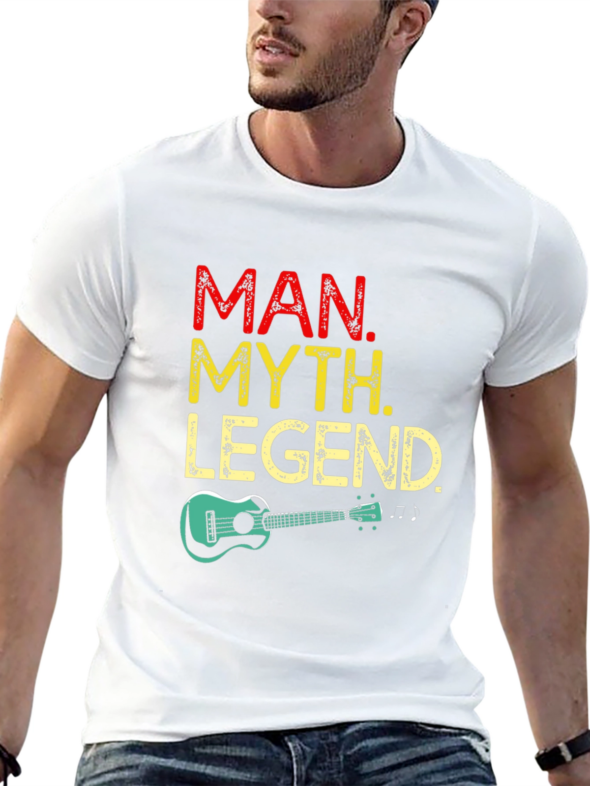 Man Myth Legend Ukulele Graphic Tee