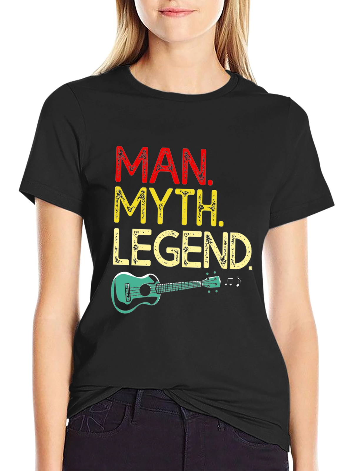 Man Myth Legend Ukulele Graphic Tee
