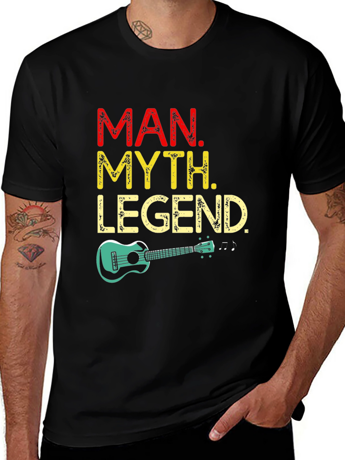 Man Myth Legend Ukulele Graphic Tee