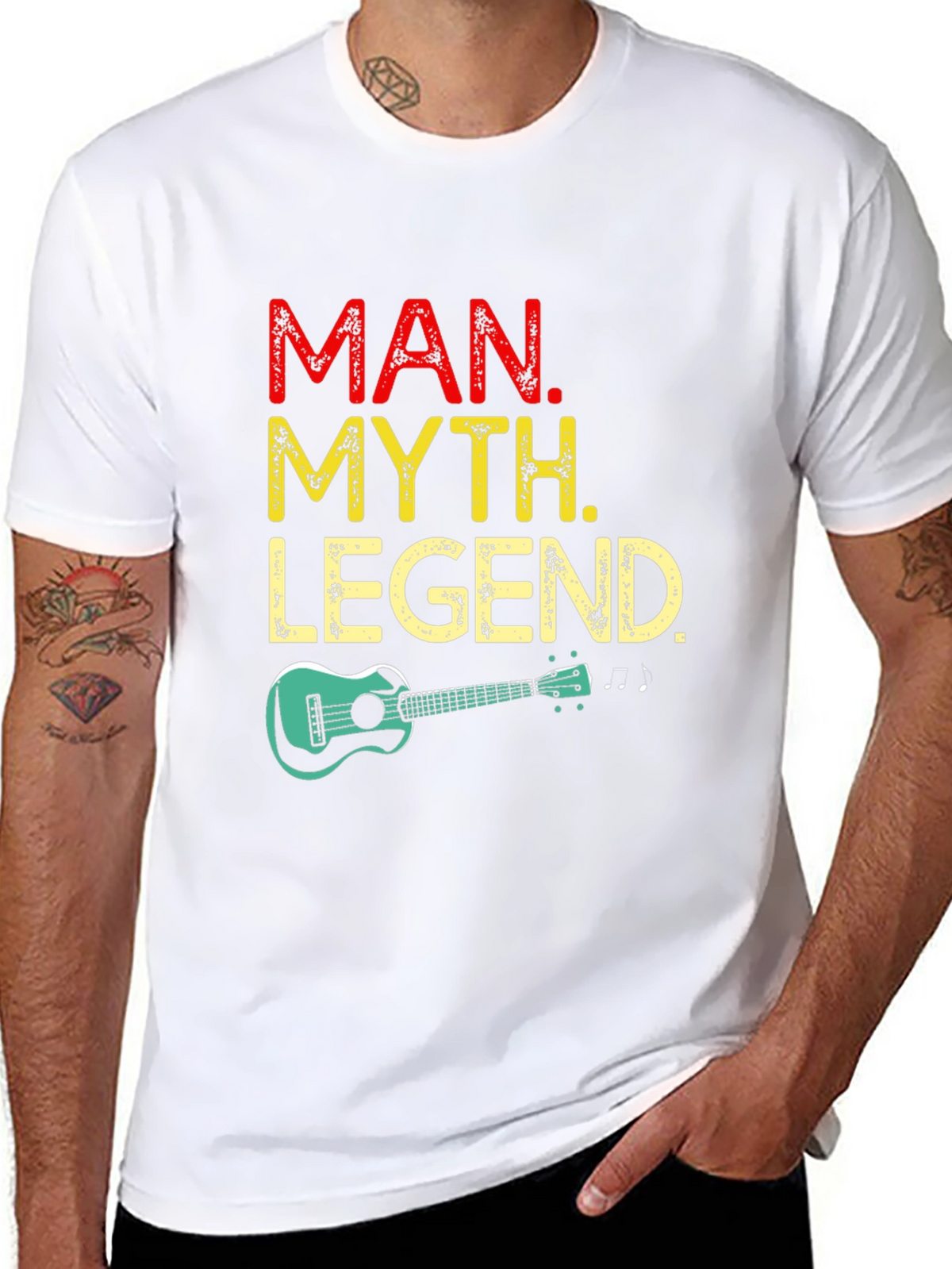 Man Myth Legend Ukulele Graphic Tee
