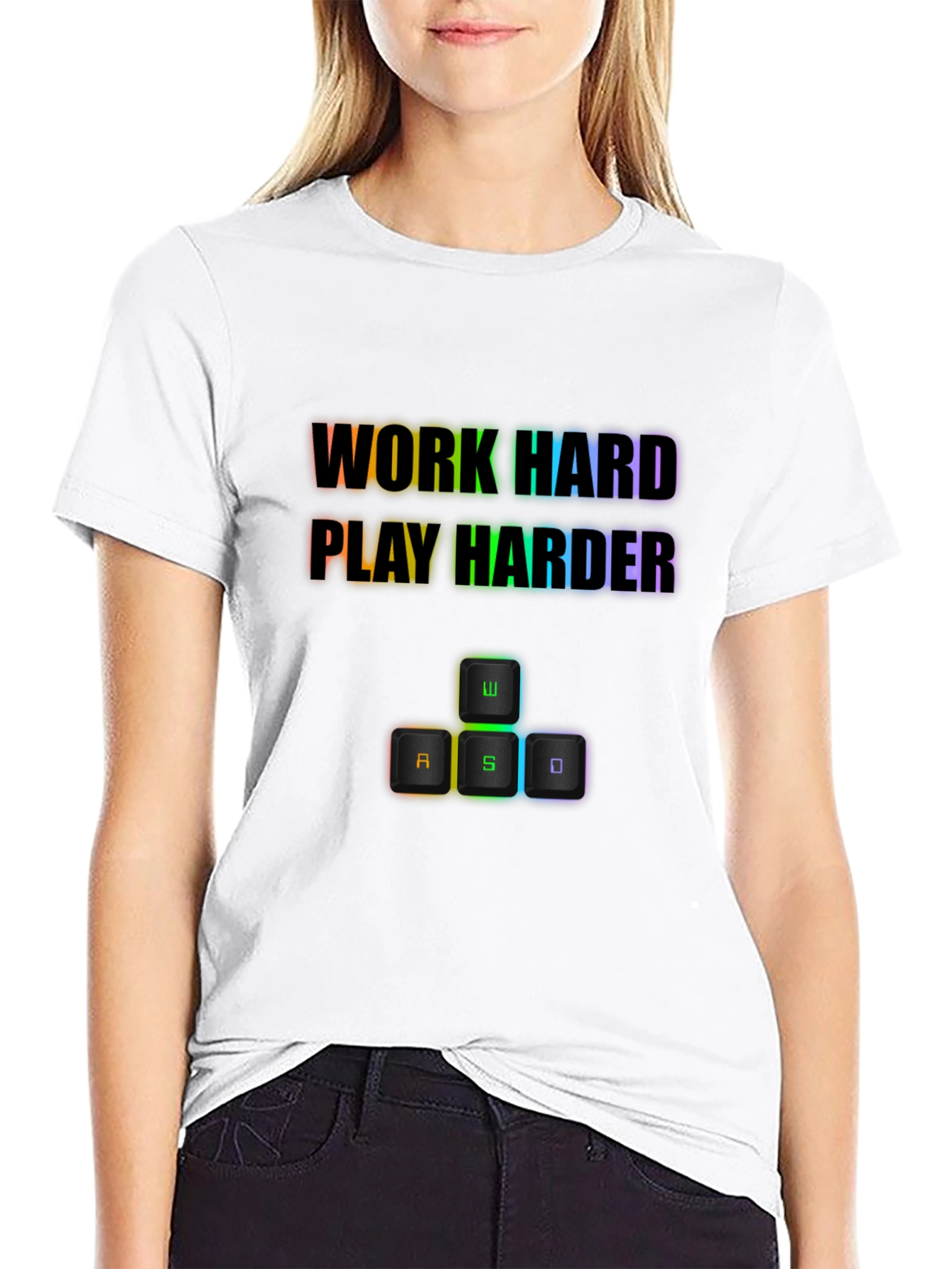 Work Hard Play Harder Gaming T-Shirt