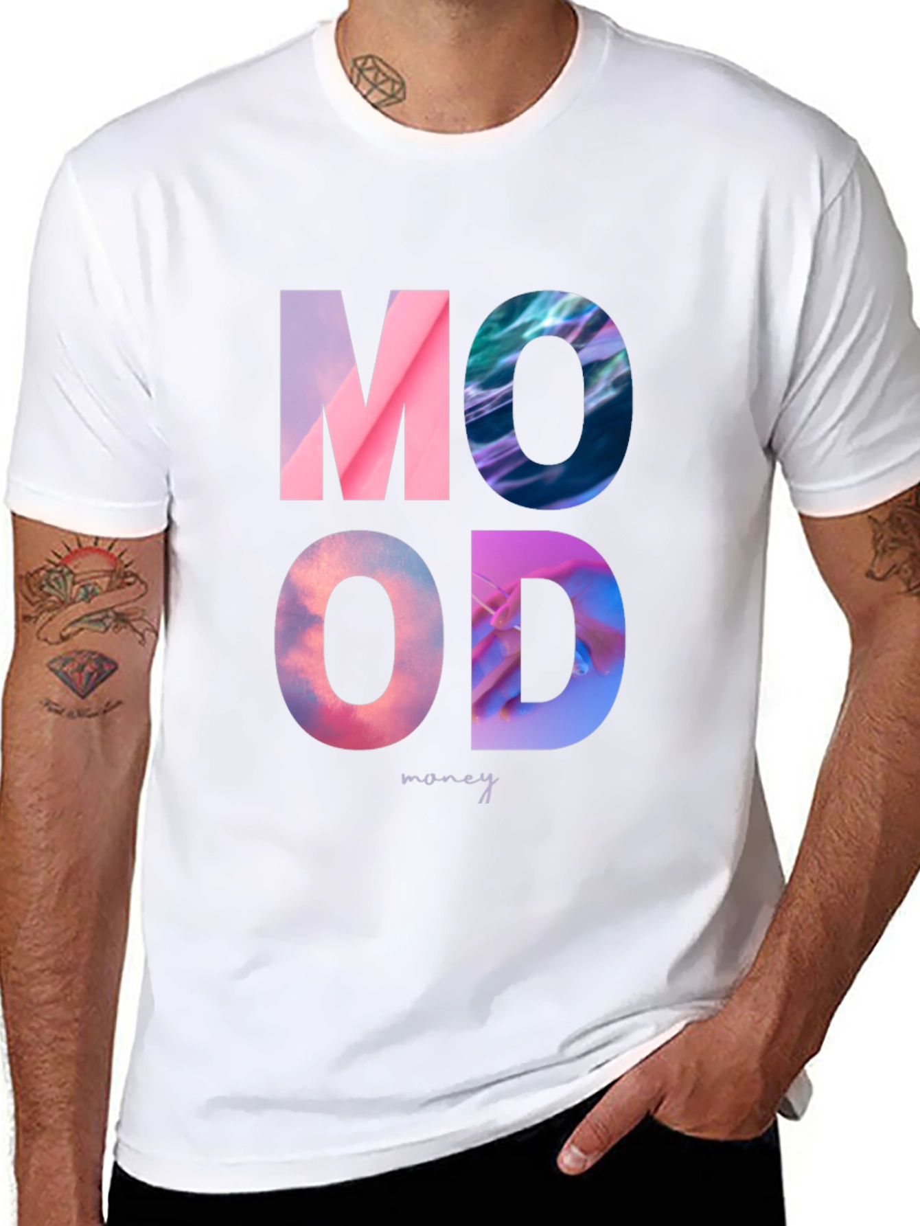 Mood Money Graphic Print Tee
