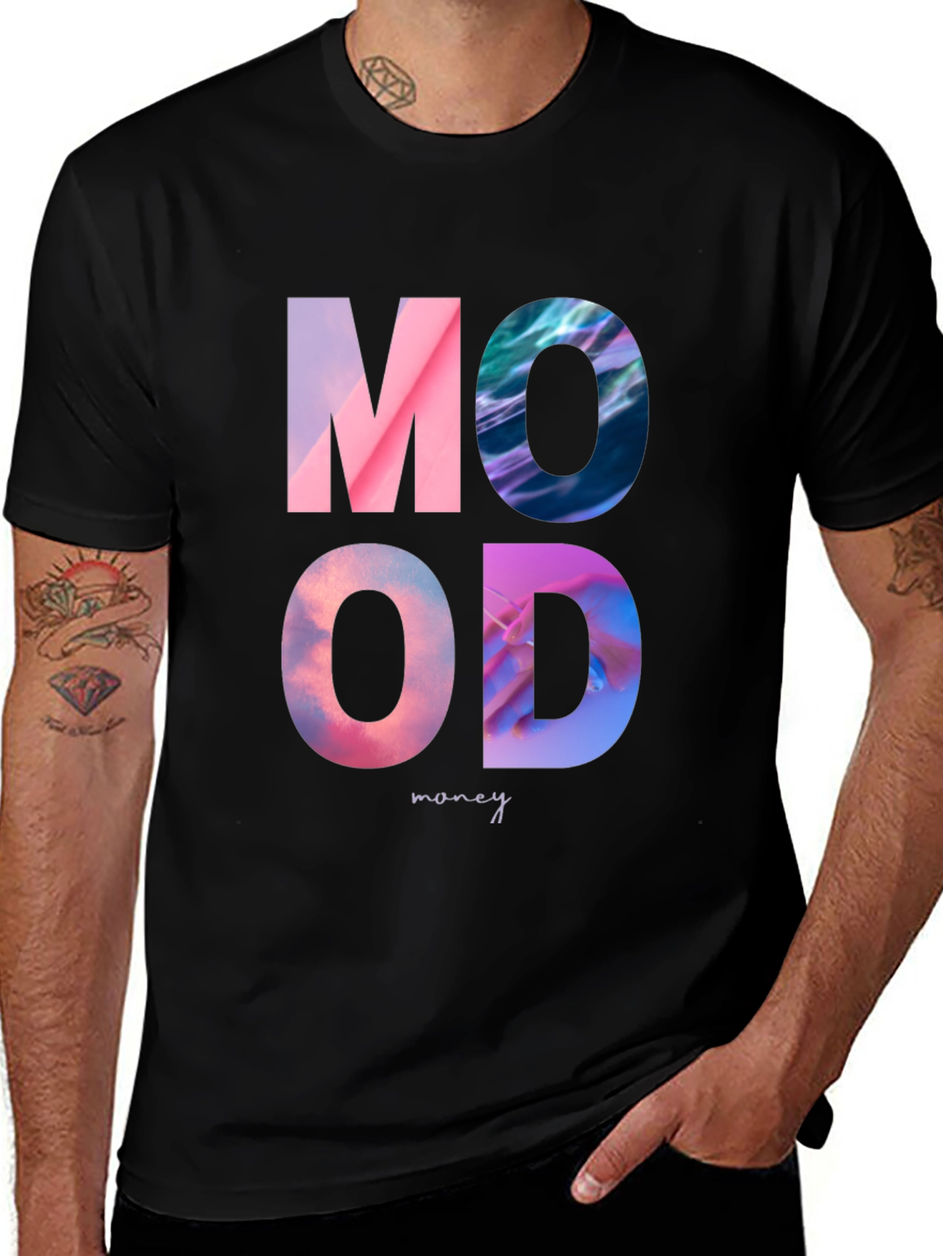 Mood Money Graphic Print Tee