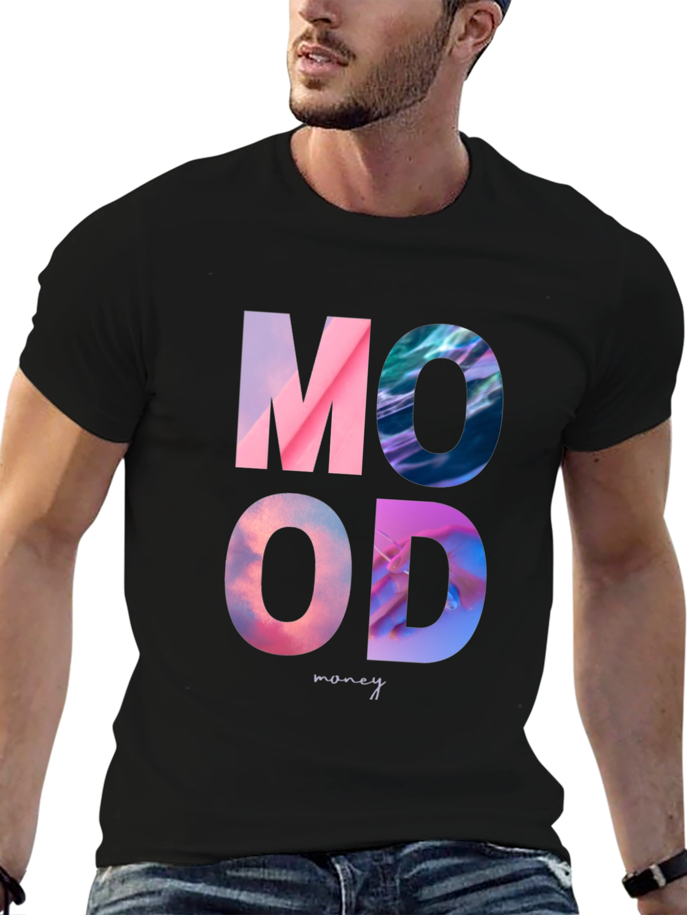 Mood Money Graphic Print Tee