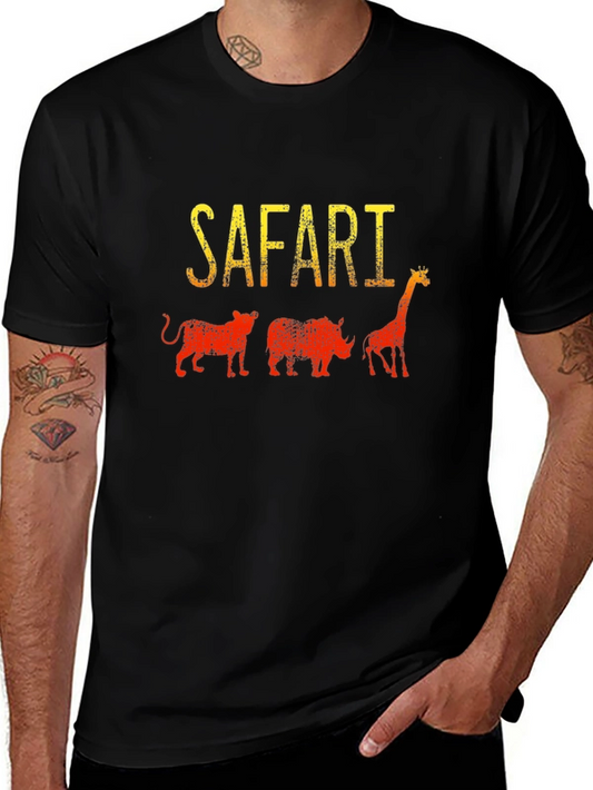 Safari Animal Print Graphic Tee