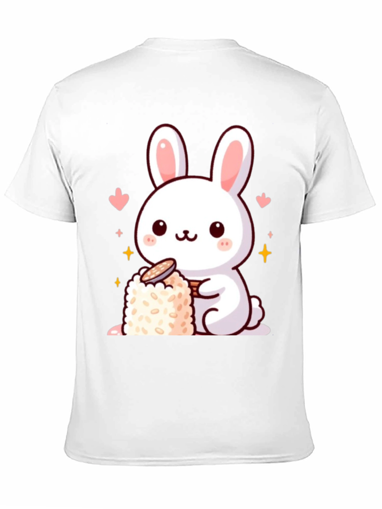 Cute Bunny Sushi Graphic T-Shirt