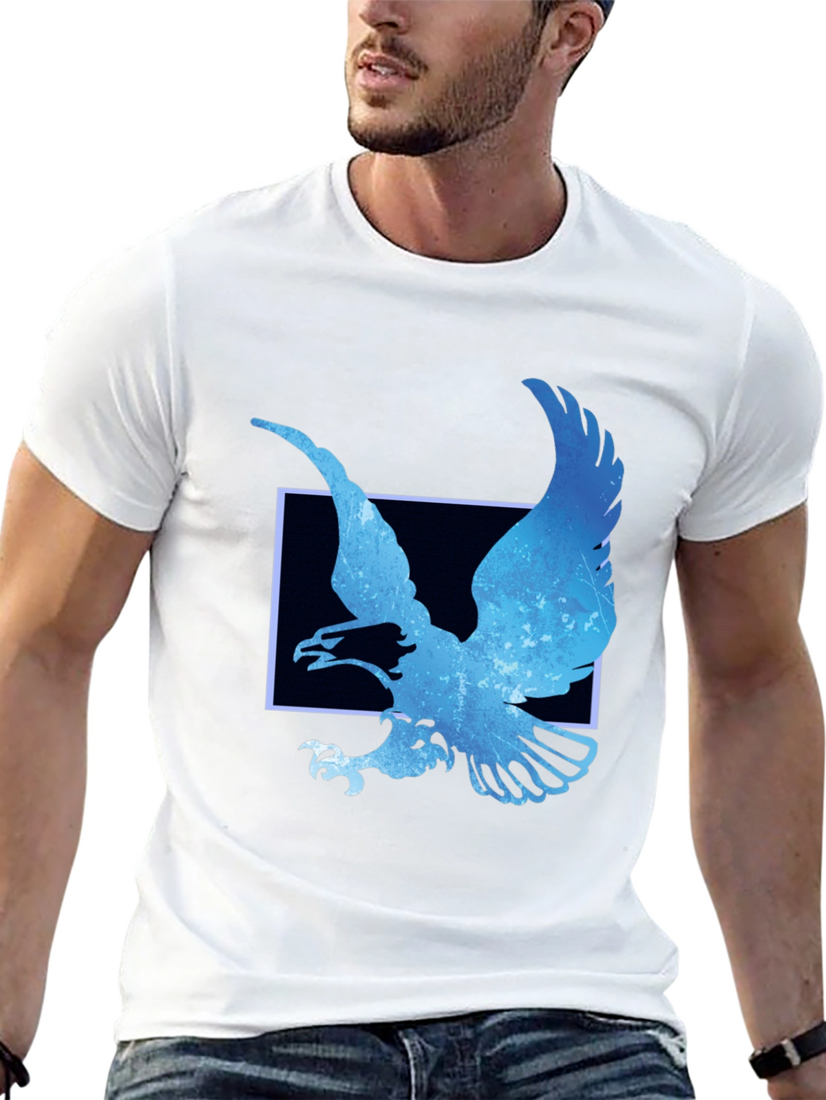 Eagle Graphic Tee - Mens Black T-Shirt