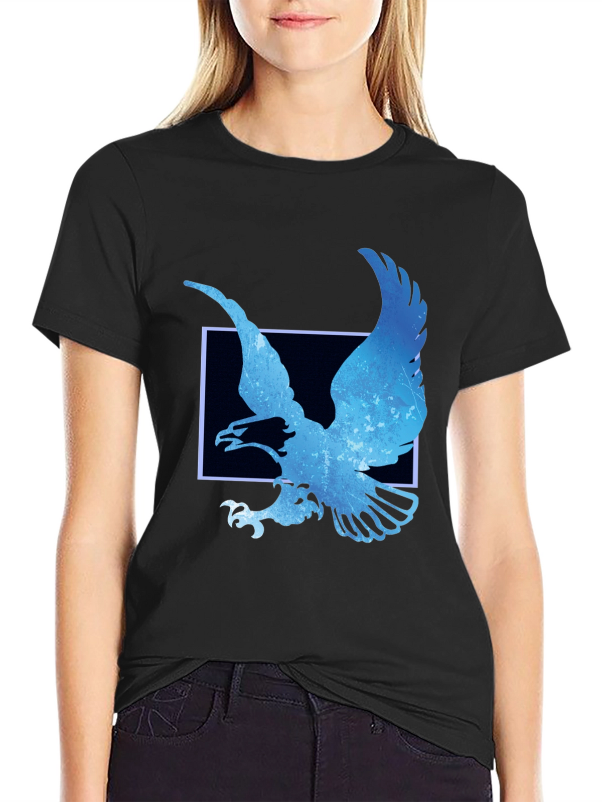 Eagle Graphic Tee - Mens Black T-Shirt