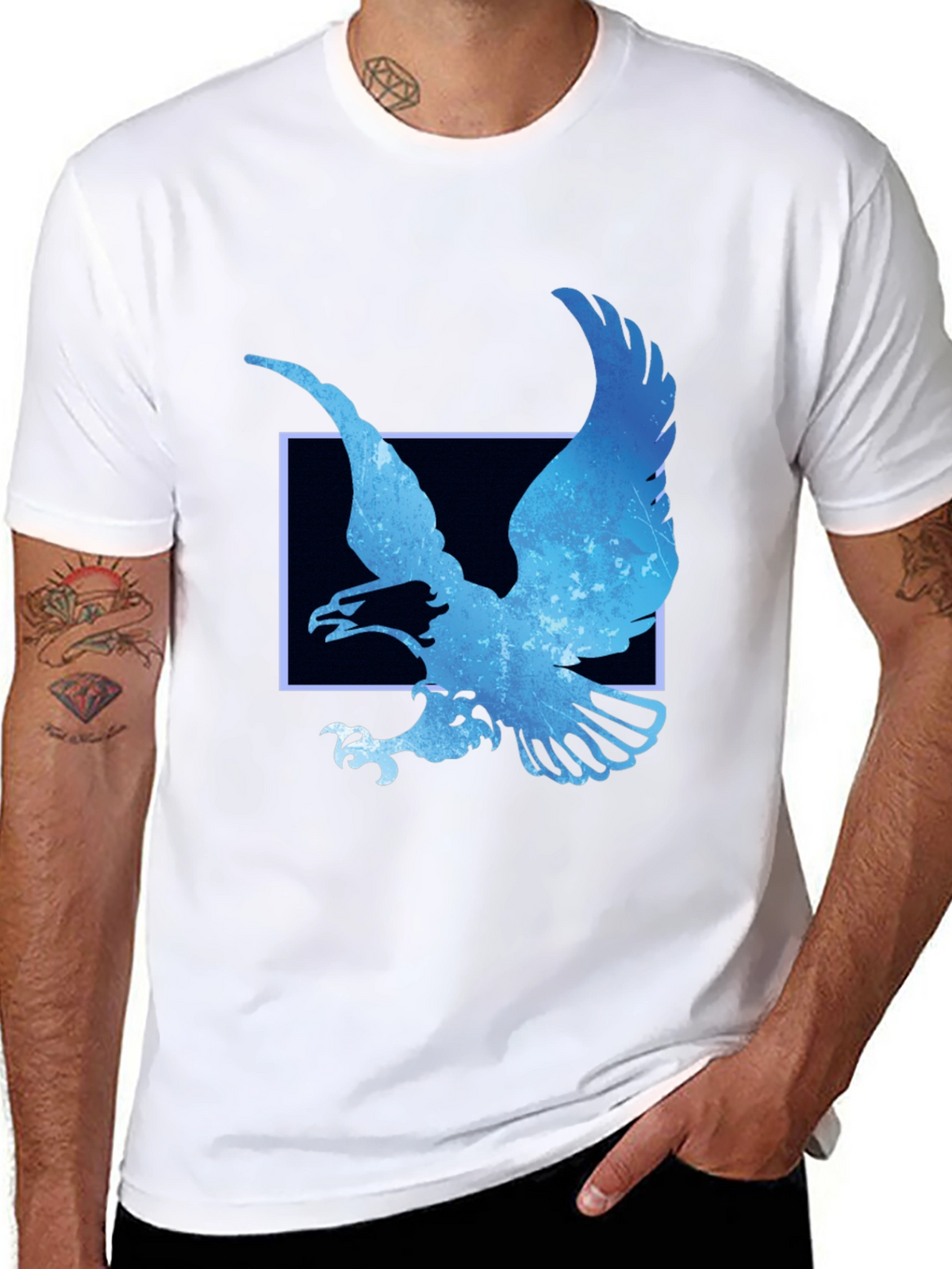Eagle Graphic Tee - Mens Black T-Shirt