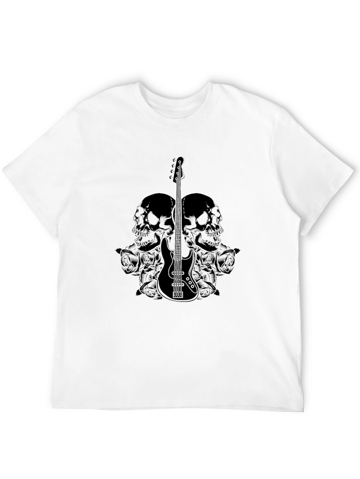 Skull & Guitar Graphic Tee