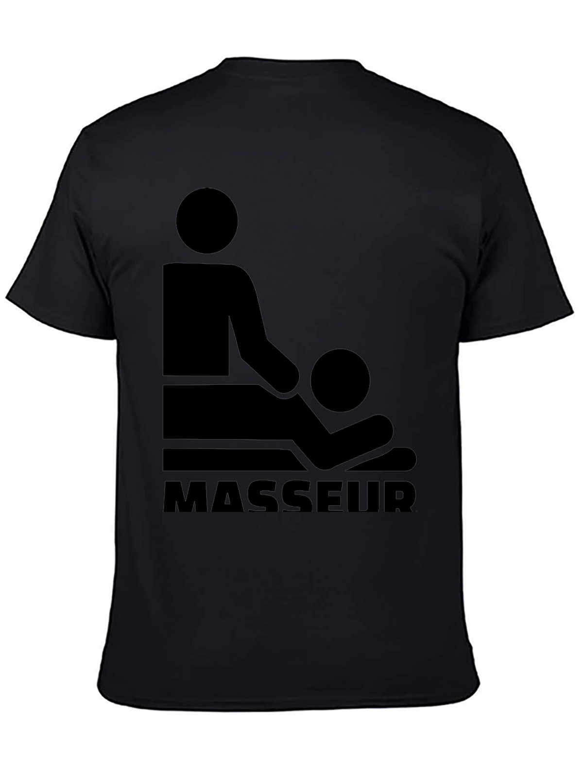 Masseur Graphic T-Shirt - Black